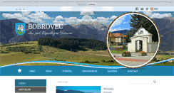 Desktop Screenshot of bobrovec.eu